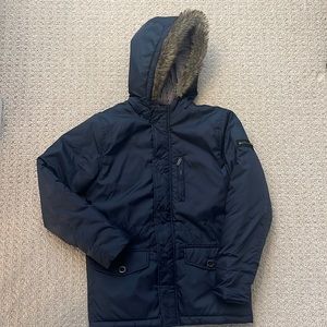 Ben Sherman boys winter coat with hood size 10-11
